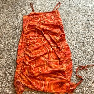 Stretchy ruched going out dress SIZE XL